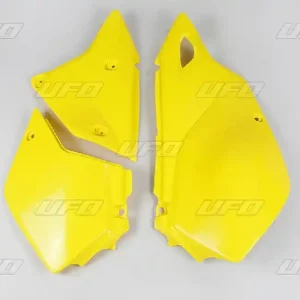 Oblíbený UFO boční tabulky na startovací číslo SUZUKI DRZ 400E 00-24 barva žlutá