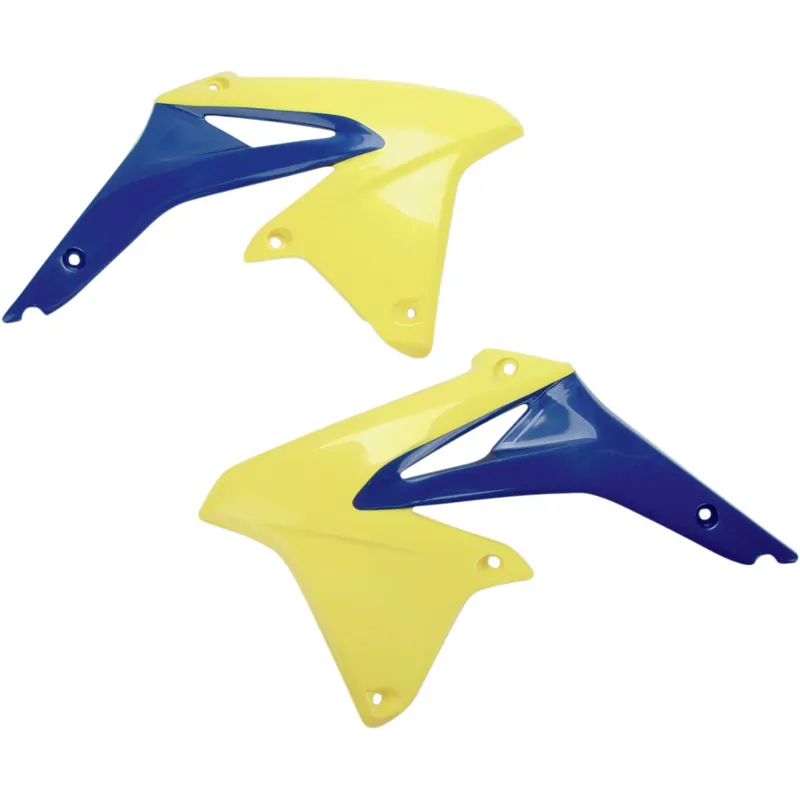 UFO kryty chladiče SUZUKI RMZ 450 08 barva žlutá/světle modrý - Akce