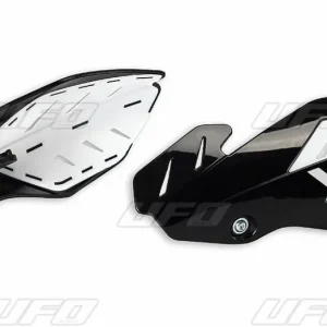 Výprodej UFO kryty páček FLAME SUZUKI RMZ 250/450 12-17 barva černá/bílá (s upevněním) - nahrazený PM01652001 + PM01678