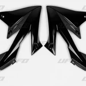 UFO kryty chladiče SUZUKI RMZ 250 19-23, RMZ 450 18-23 barva černá Novinka