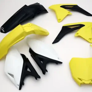 UFO kompletní sada plastů SUZUKI RMZ 250 10-18 barva 13 (žlutá/černá) (SU415E999) Garance Vrácení Peněz