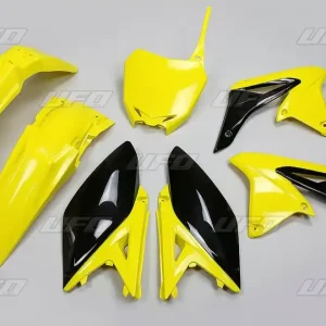 Super Cena UFO kompletní sada plastů SUZUKI RMZ 250 10-18 barva 17 (žlutá/černá) (SU416E999K)