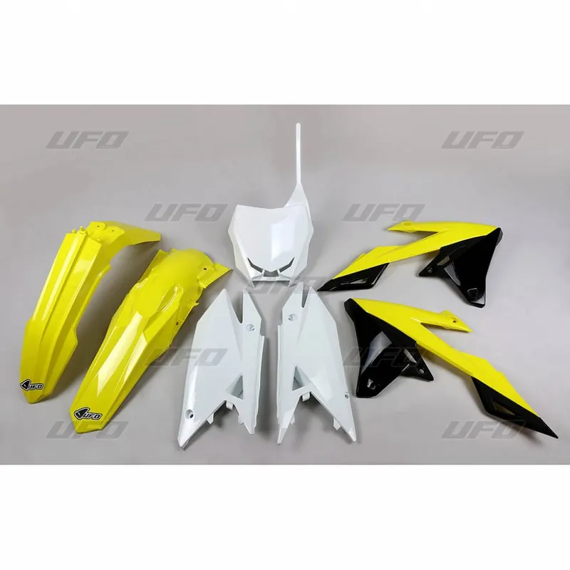 UFO kompletní sada plastů SUZUKI RMZ 250 19-25, RMZ 450 18-25 barva (žlutá/černá) (SU418E999) Horká Nabídka