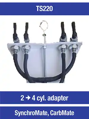 OPTIMATE TEcmATE adaptér pro synchronizátor karburátorů SYNCHROMATE nebo CARBMATE ze 2 na 4 válce Koupit Online