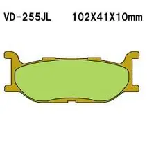 VESRAH brzdové destičky KH179 sintrované barva zlatá vyrobeno v Japonsku Akční Cena