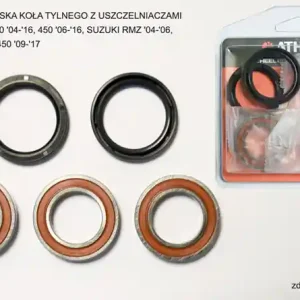 ATHENA ložiska zadního kola s těsnícími prvky KAWASAKI KXF 250 04-24, 450 06-16, SUZUKI RMZ 04-06, YAMAHA YZF 250/450 09-24 Cenová Bomba