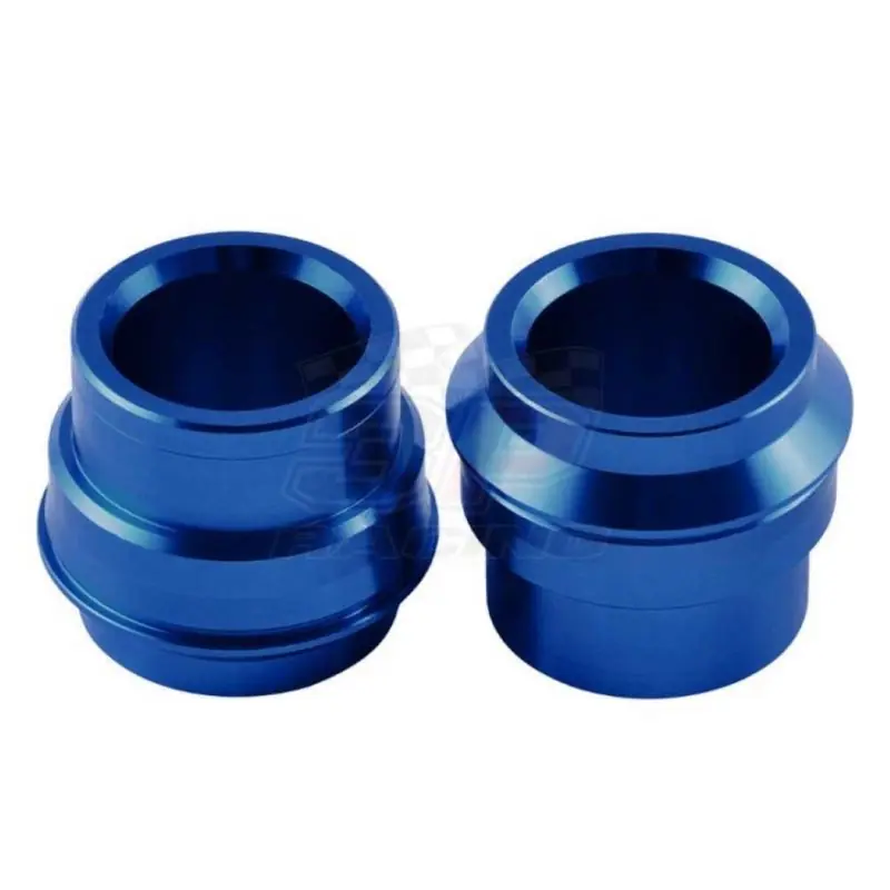 ACCEL rozpěrky předního kola KTM SX/SXF 125-530 15-23, EXC/EXCF 125-530 16-23, HUSQVARNA TC/FC 125-400 15-23, TE/FE 125-501 16-23, TX/FX 125-450 17-23 barva světle modrá (osa 22mm) Must-Have