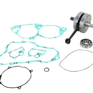 Originální WISECO kliková hřídel HONDA CR 250 92-01 (s ložisky klikovky + sada těsnění a gufer na spodek motoru) (HR4002)