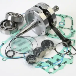 WISECO kliková hřídel SUZUKI RM 125 01-03 (s ložisky klikovky + sada těsnění a gufer na spodek motoru) (HR4032) Doprava Zdarma