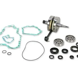 WISECO kliková hřídel YAMAHA YZ 250 01-02 (s ložisky klikovky + sada těsnění a gufer na spodek motoru) (HR4038) Tovární Cena