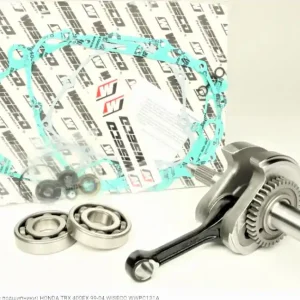 WISECO kliková hřídel HONDA TRX 400EX 99-04 (s ložisky klikovky + sada těsnění a gufer na spodek motoru) Akce