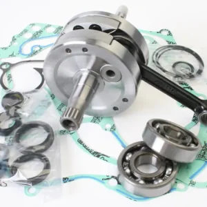 WISECO kliková hřídel SUZUKI RM 125 04-10 (s ložisky klikovky + sada těsnění a gufer na spodek motoru) (HR4041) Autentický