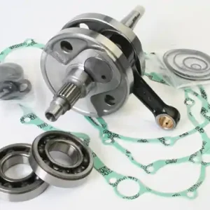 Ruční Výroba WISECO kliková hřídel YAMAHA WR 250F 03-12 (s ložisky klikovky + sada těsnění a gufer na spodek motoru) (HR4407)