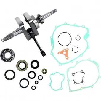 Trendový WISECO kliková hřídel YAMAHA YFM 660 RHINO 05-07, GRIZZLY 660 02-08 (s ložisky klikovky + sada těsnění a gufer na spodek motoru) (HR4080)