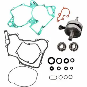 Omezená Nabídka WISECO kliková hřídel HONDA CR 125 05-07 (s ložisky klikovky + sada těsnění a gufer na spodek motoru)