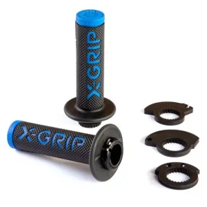 X-GRIP řazení (gripy) (GRIPY) BRAAAAP GRIPS LOCK-ON-GRIP (s adaptéry plynu) BLUE barva světle modrá Hromadná Objednávka