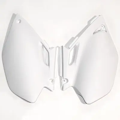 Nová Kolekce UFO boční tabulky na startovací číslo YAMAHA YZF 250/450 03-05 barva bílá