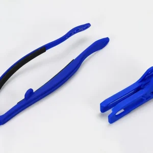 Trendový UFO komplet kluzák + vodítko řetězu YAMAHA YZ 125/250 09-14, YZF 250 09-23, YZF 450 09-22, WRF 250/450 09-25 barva světle modrá