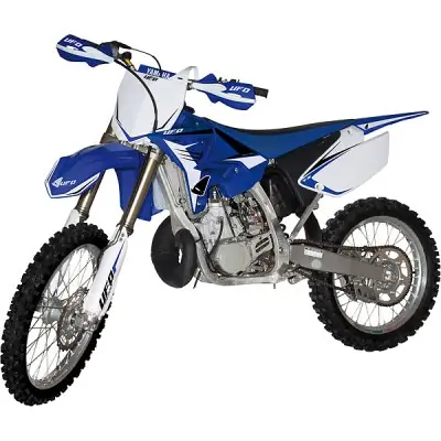 Nejlepší Volba UFO boční tabulky na startovací číslo YAMAHA YZ 125/250 02-14 restyling barva bílá