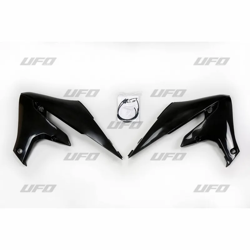 Horká Nabídka UFO kryty chladiče YAMAHA YZF 250 19-22, WRF 250 20-25, YZF 450 18-22, WRF 450 19-25 barva černá