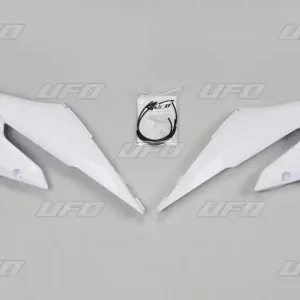 Super Cena UFO kryty chladiče YAMAHA YZF 250 19-22, WRF 250 20-25, YZF 450 18-22, WRF 450 19-25 barva bílá