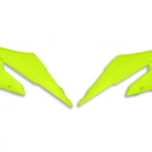 Originální UFO kryty chladiče YAMAHA YZF 250 19-22, WRF 250 20-25, YZF 450 18-22, WRF 450 19-25 barva žlutá fluorescenční -