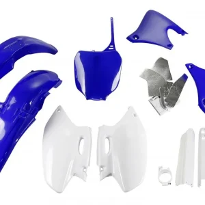 UFO kompletní sada plastů (FULL KIT) s kryty tlumičů YAMAHA YZF 426 00-02 barva (světle modrý/bílá) (YA289E999) Poslední Šance