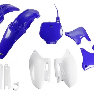 UFO kompletní sada plastů (FULL KIT) s kryty tlumičů YAMAHA YZF 400 98-99 barva 99 (světle modrý/bílá) (YA290E999) Ruční Výroba