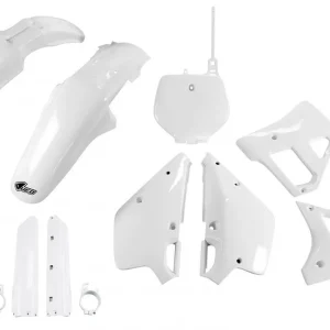 UFO kompletní sada plastů (FULL KIT) s kryty tlumičů YAMAHA YZ 125 92 barva (bílá) (YA296E999) Nová Kolekce