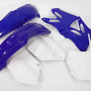 Nejlepší Volba UFO kompletní sada plastů YAMAHA YZ 125 06-14, YZ 250 06-14 barva 06-12 (bílá/světle modrý) (YA302E999)