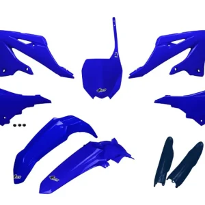 Objednat Nyní UFO kompletní sada plastů (FULL KIT) s kryty tlumičů YAMAHA YZ 125 / 250 22-26 barva světle modrý tmavě modrá
