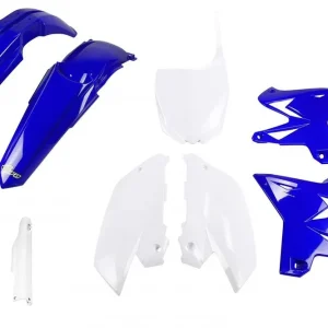 Trendový UFO kompletní sada plastů (FULL KIT) s kryty tlumičů YAMAHA YZ 125 / 250 05-07 restyling barva (světle modrý bílá)