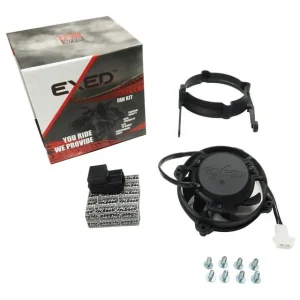 FM-PARTS sada ventilátoru chladiče kompletní vhodné pro KTM / HUSQVARNA / GAS GAS 17-23 (EXED) Akční Nabídka