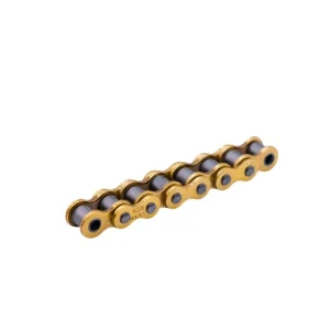 SUNSTAR hnací řetěz 428MXR1-124G (428NZ3) MOTOCROSS do 150 ccm (barva zlatá) (27,00KN) rozpojený + spona - nahrazuje SS428MXR-124G - MADE IN JAPAN - Limitovaná Edice