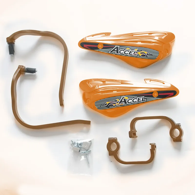 ACCEL chrániče páček s alu upevněním STRONG (22+28mm) dvoubodové upevnění (ALU-oranžová, PLASTIK-oranžová) Tovární Cena