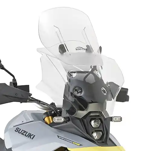Sleva KAPPA plexi štít SUZUKI V-STROM 800DE/SE 23-25 s regulací AIRFLOW průhledný - nahrazuje KAF3125
