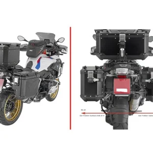 Doprava Zdarma KAPPA boční nosič kufru MONOKEY CAM SIDE BMW R 1200 GS / ADV 13-18, R 1250 GS / ADV 19-24 - pod kufry KVG KVOYAGER ALU - pravý KVGS33 WCIĘTY