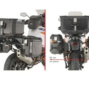 Kup Teď KAPPA boční nosič kufru MONOKEY CAM SIDE KTM 1290 SUPER ADVENTURE R / S 21-25 - pod kufry KVG KVOYAGER ALU - pravý KVGS33 WCIĘTY