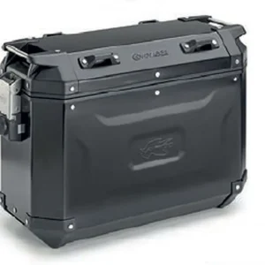 Víkendová Akce KAPPA boční kufr 37L MONOKEY CAM SIDE KVG37B KVOYAGER hliníkový pravý barva černá anodizovaný BLACK LINE