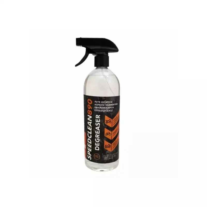 Akce SPEEDCLEAN 890 DEGREASER tekutina na umývání pohonu motocyklovéGO i GO, motoru i dílů mazivooválnýCH POJEMNOSĆ 1L