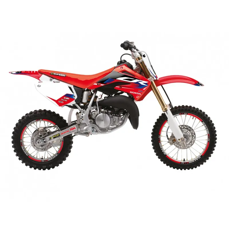 BLACKBIRD sada samolepek (dýhy) HONDA CR 85 03-07 DREAM 5 barva červená černá Sezónní Sleva