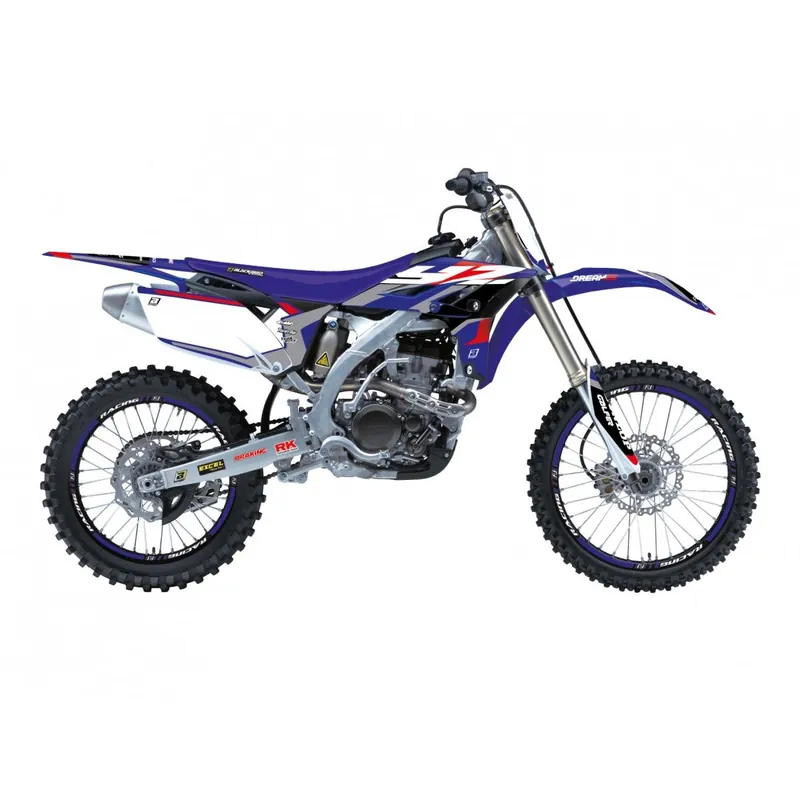 BLACKBIRD sada samolepek (dýhy) YAMAHA YZ 250F 10-13 DREAM 5 barva světle modrá černá Trendový