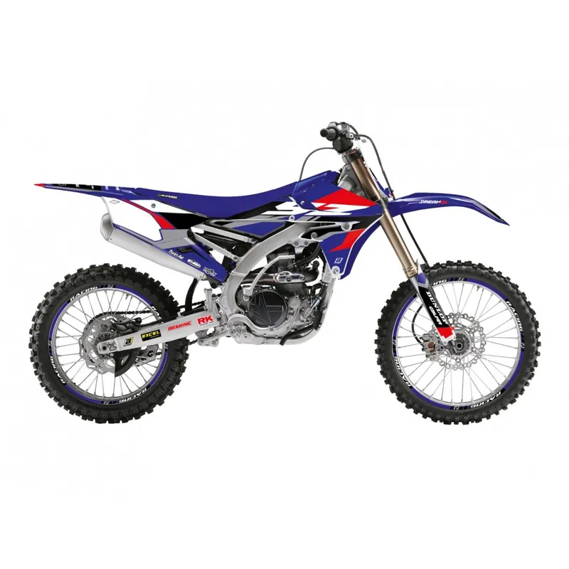 BLACKBIRD sada samolepek (dýhy) YAMAHA YZ 250F 14-18, YZ 450F 14-17 DREAM 5 barva světle modrá černá Jen Po Omezenou Doba