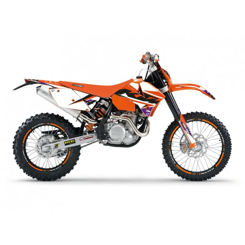 BLACKBIRD sada samolepek (dýhy) KTM EXC/EXC-F 05-07, SX/SX-F 05-06 DREAM 5 barva oranžová černá Levný