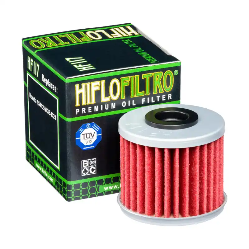 HIFLO olejový filtr HF 117 HONDA NC700S DCT 12-14, 750S/X DCT 14-23, 750 INTERGRA DCT 14-20, CRF1000/1100 AFRICA TWIN DCT 16-24 (FILTR převodovka DCT) (50) Ihned K Objednání