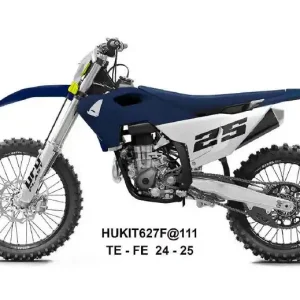 UFO 2025/11 kompletní sada plastů (FULL KIT) s kryty tlumičů HUSQVARNA TE 150 / 250 / 300 24-25, FE 250 / 350 / 450 / 501 24-25 barva tmavě modrá / bílá Koupit Online