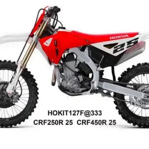 Must-Have UFO 2025/11 kompletní sada plastů (FULL KIT) s kryty tlumičů HONDA CRF 250 R / 450 R 25-26 barva bílá / červená / černá