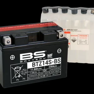 Dokud Zásoby Vydrží BS akumulátor BTZ14S-BS (YTZ14S, YTZ14S-BS) 12V 11,2AH 150X86X110 bezúdržbový - elektrolyt zvlášť (230A) (4) UE2019/1148