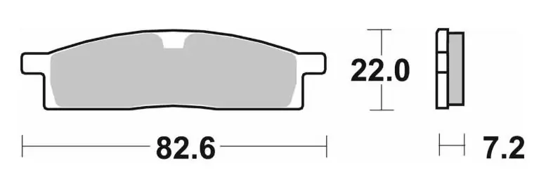 Doprava Zdarma SBS brzdové destičky KH119 OFF-ROAD sintrované barva zlatá