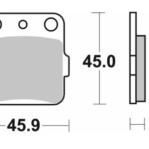 SBS brzdové destičky KH084 OFF-ROAD karbonové Doprava Zdarma